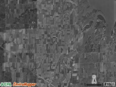 Rice township, Ohio satellite photo by USGS