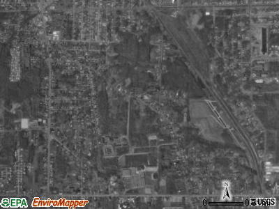 Sheffield township, Ohio satellite photo by USGS