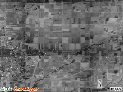 Center township, Ohio satellite photo by USGS