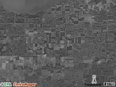 Townsend township, Ohio satellite photo by USGS