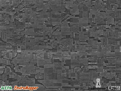 Farmer township, Ohio satellite photo by USGS