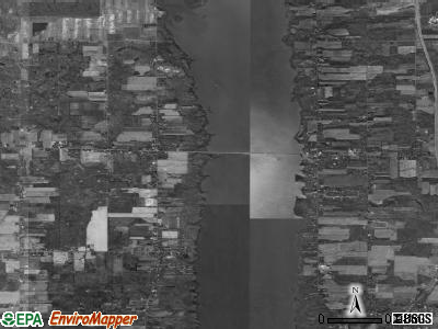 Mecca township, Ohio satellite photo by USGS