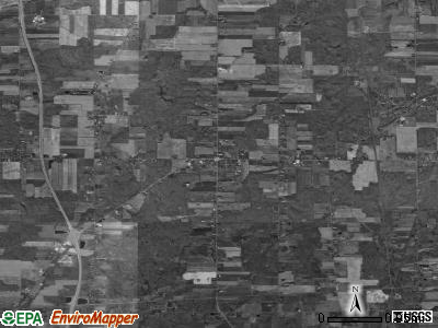 Johnston township, Ohio satellite photo by USGS