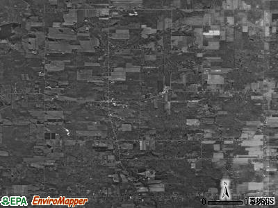 Bristol township, Ohio satellite photo by USGS