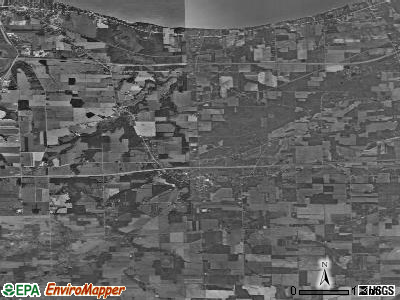 Berlin township, Ohio satellite photo by USGS