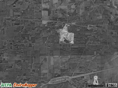 Groton township, Ohio satellite photo by USGS