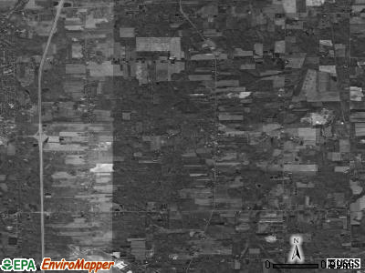 Fowler township, Ohio satellite photo by USGS