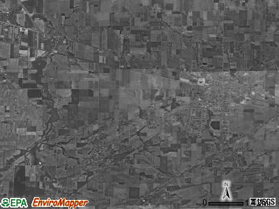 Green Creek township, Ohio satellite photo by USGS