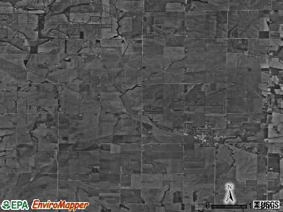 Wysox township, Illinois satellite photo by USGS