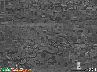 Delaware township, Ohio satellite photo by USGS