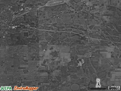 Lyme township, Ohio satellite photo by USGS