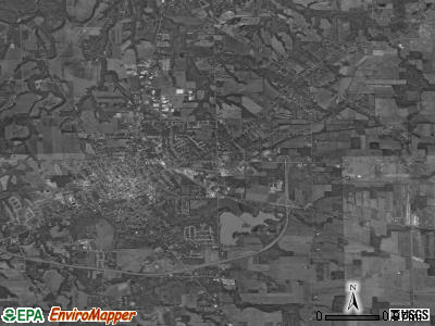 Norwalk township, Ohio satellite photo by USGS