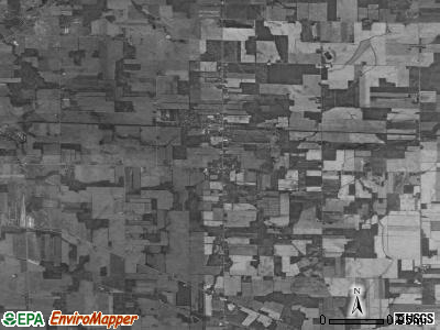 Townsend township, Ohio satellite photo by USGS