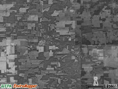Wakeman township, Ohio satellite photo by USGS