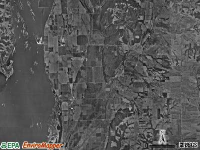 York township, Illinois satellite photo by USGS