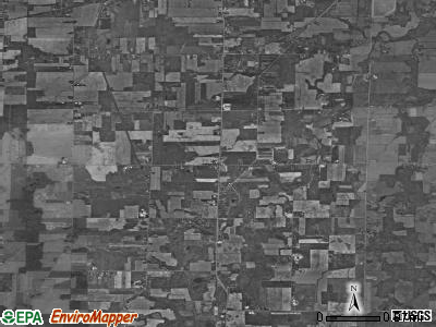 Pittsfield township, Ohio satellite photo by USGS