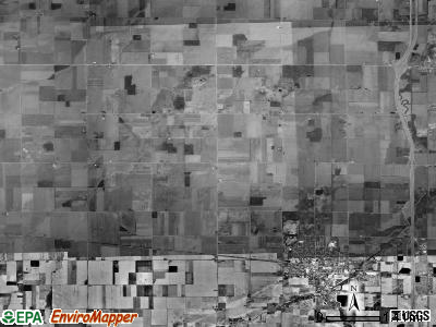 Henry township, Ohio satellite photo by USGS
