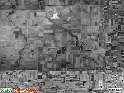 Perry township, Ohio satellite photo by USGS