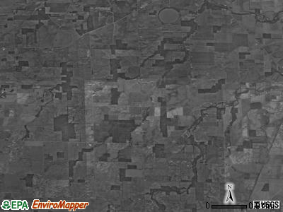 Sherman township, Ohio satellite photo by USGS