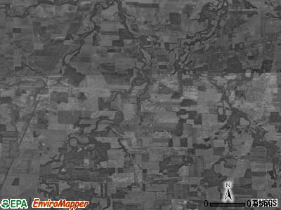 Peru township, Ohio satellite photo by USGS