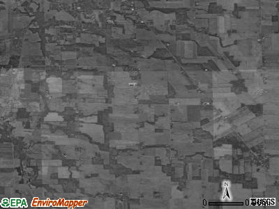 Bronson township, Ohio satellite photo by USGS