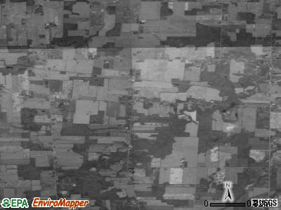 Brighton township, Ohio satellite photo by USGS