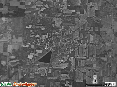 Wellington township, Ohio satellite photo by USGS