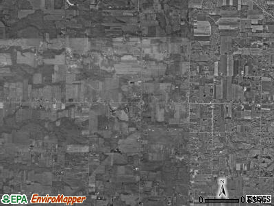 Litchfield township, Ohio satellite photo by USGS