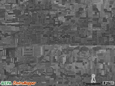Scipio township, Ohio satellite photo by USGS