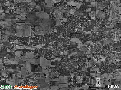 Campton township, Illinois satellite photo by USGS