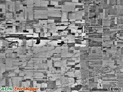Cass township, Ohio satellite photo by USGS