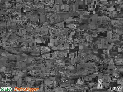 Virgil township, Illinois satellite photo by USGS