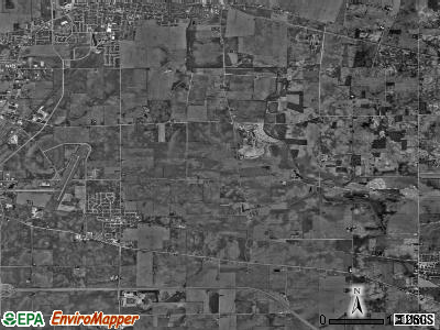Cortland township, Illinois satellite photo by USGS