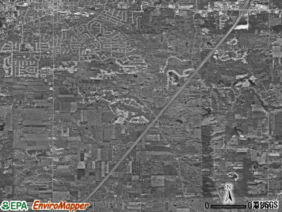 Montville township, Ohio satellite photo by USGS