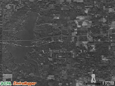 Milton township, Ohio satellite photo by USGS