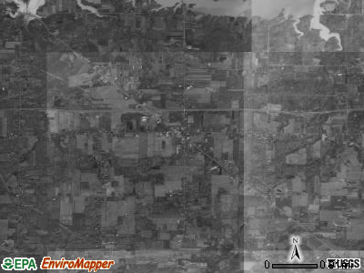 Edinburg township, Ohio satellite photo by USGS