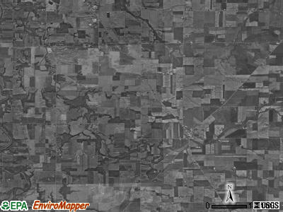 Eden township, Ohio satellite photo by USGS