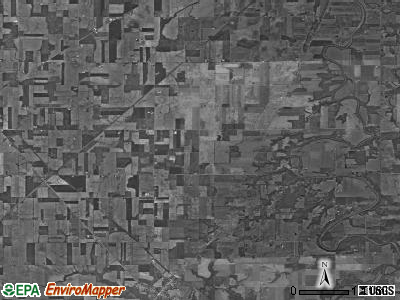Seneca township, Ohio satellite photo by USGS