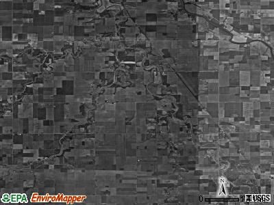 Washington township, Ohio satellite photo by USGS