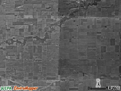 Benton township, Ohio satellite photo by USGS
