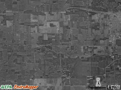 Richmond township, Ohio satellite photo by USGS