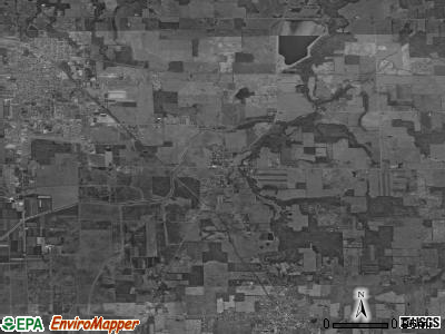 New Haven township, Ohio satellite photo by USGS