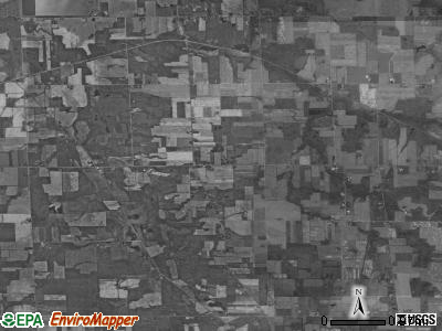 Ruggles township, Ohio satellite photo by USGS