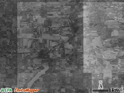 Atwater township, Ohio satellite photo by USGS