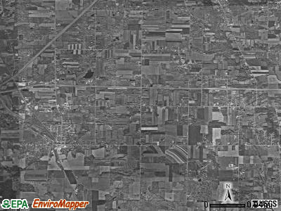 Guilford township, Ohio satellite photo by USGS