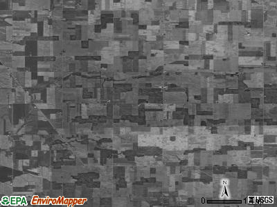 Lykens township, Ohio satellite photo by USGS