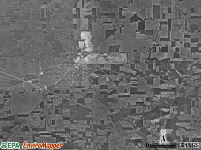 Crawford township, Ohio satellite photo by USGS