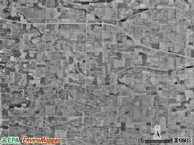 Amanda township, Ohio satellite photo by USGS