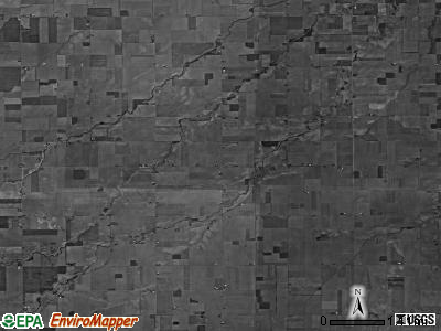 Hoaglin township, Ohio satellite photo by USGS
