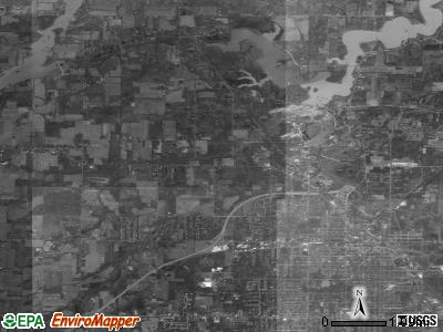 Lexington township, Ohio satellite photo by USGS